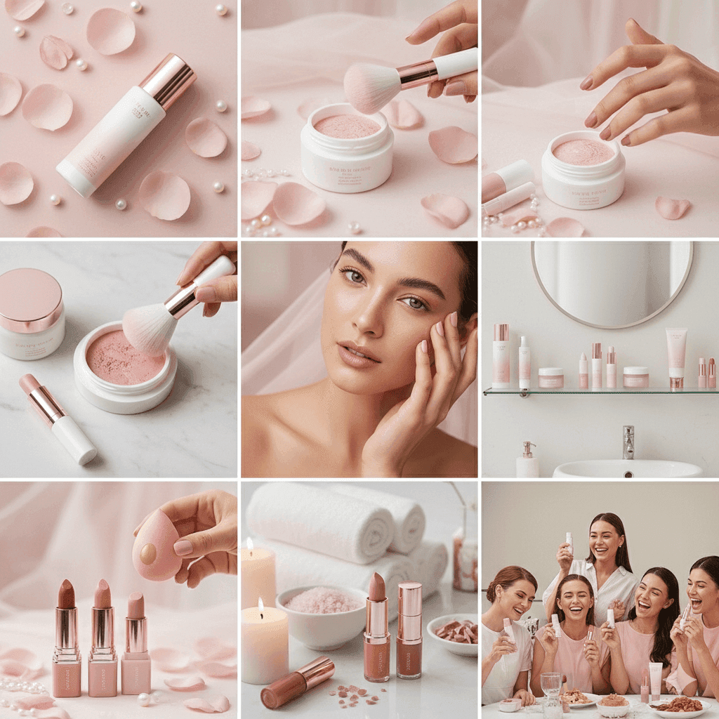 Beauty instagram grid